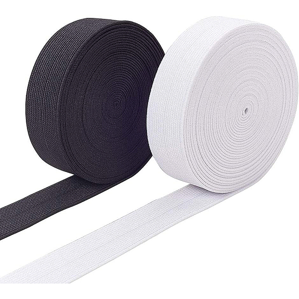 PandaHall BENECREAT 1-Inch 11 Yard White Black Foldover Elastic Stretch FOE Elastic Ribbon for Hairbands Hair Ties and Bows Elastic Fibre..., Multicolor
PandaHall BENECREAT 1-Inch 11 Yard White Black Foldover Elastic Stretch FOE Elastic Ribbon for Hairbands Hair Ties and Bows Elastic Fibre..., Multicolor