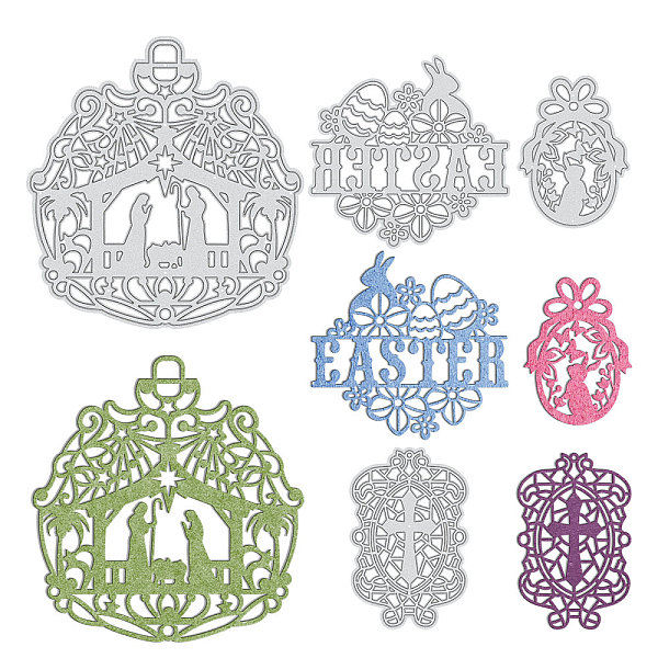 PandaHall Easter Carbon Steel Cutting Dies Stencils, for DIY Scrapbooking/Photo Album, Decorative Embossing DIY Paper Card, Matte Platinum...
PandaHall Easter Carbon Steel Cutting Dies Stencils, for DIY Scrapbooking/Photo Album, Decorative Embossing DIY Paper Card, Matte Platinum...