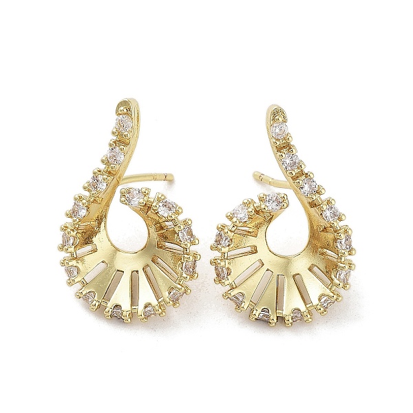 PandaHall Teardrop Brass Stud Earrings, with Clear Cubic Zirconia, Long-Lasting Plated, Lead Free & Cadmium Free, Real 18K Gold Plated...
PandaHall Teardrop Brass Stud Earrings, with Clear Cubic Zirconia, Long-Lasting Plated, Lead Free & Cadmium Free, Real 18K Gold Plated...