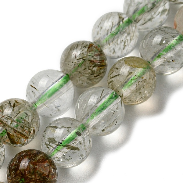 PandaHall Natural Green Rutilated Quartz Beads Strands, Round, 6mm, Hole: 1mm, about 65pcs/strand, 15.43''(39.2cm) Rutilated Quartz Round
PandaHall Natural Green Rutilated Quartz Beads Strands, Round, 6mm, Hole: 1mm, about 65pcs/strand, 15.43''(39.2cm) Rutilated Quartz Round