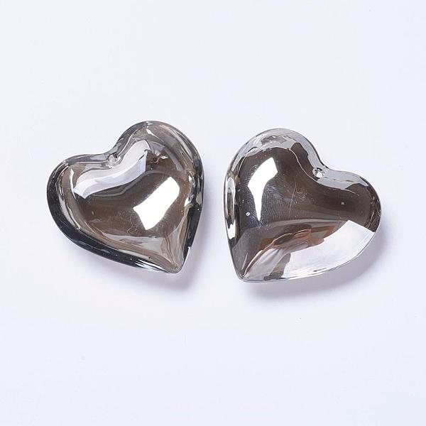 PandaHall Glass Pendants, Heart, Black, 42x43.5x15mm, Hole: 2mm Glass Heart Black
PandaHall Glass Pendants, Heart, Black, 42x43.5x15mm, Hole: 2mm Glass Heart Black