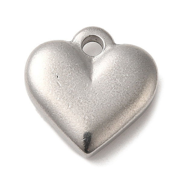PandaHall 304 Stainless Steel Pendants, Heart Charms, Stainless Steel Color, 17x16.5x4mm, Hole: 2mm 304 Stainless Steel Heart
PandaHall 304 Stainless Steel Pendants, Heart Charms, Stainless Steel Color, 17x16.5x4mm, Hole: 2mm 304 Stainless Steel Heart