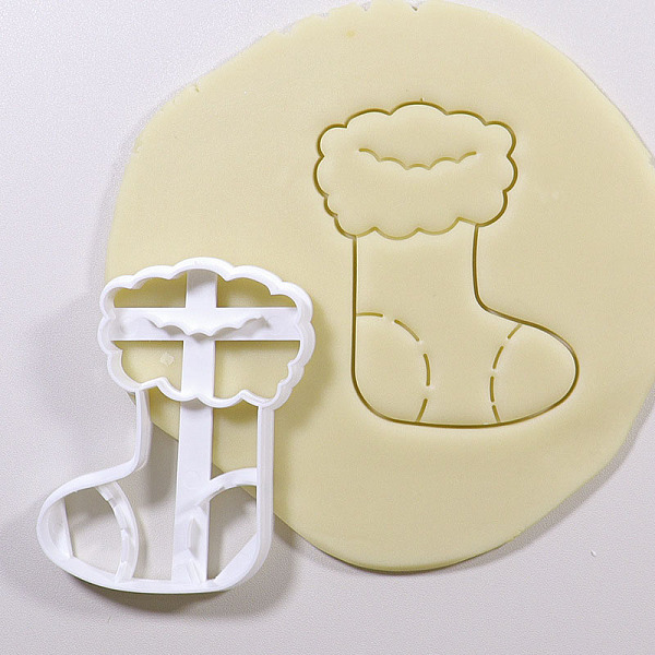 PandaHall PP Plastic Cookie Cutters, Christmas Theme, Christmas Socking, 89x75mm Plastic Christmas Socking White
PandaHall PP Plastic Cookie Cutters, Christmas Theme, Christmas Socking, 89x75mm Plastic Christmas Socking White