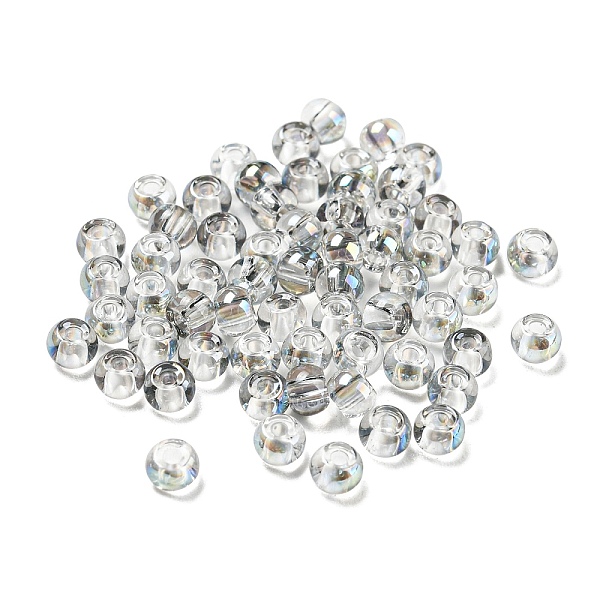 PandaHall Glass Seed Beads, AB Color, Rondelle, Light Sky Blue, 4x3mm, Hole: 1.2mm 368pc/bag. Glass
PandaHall Glass Seed Beads, AB Color, Rondelle, Light Sky Blue, 4x3mm, Hole: 1.2mm 368pc/bag. Glass