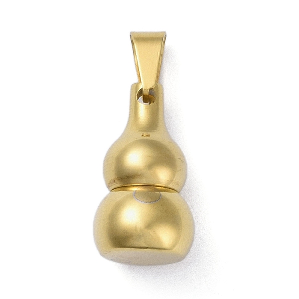 PandaHall Ion Plating(IP) Openable 304 Stainless Steel Urn Ashes Pendants, Gourd Charm, Golden, 24x13.5mm, Hole: 7.5x5mm 304 Stainless Steel...
PandaHall Ion Plating(IP) Openable 304 Stainless Steel Urn Ashes Pendants, Gourd Charm, Golden, 24x13.5mm, Hole: 7.5x5mm 304 Stainless Steel...
