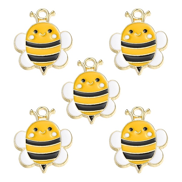 PandaHall Alloy Enamel Pendants, Bee Charm, Golden, Yellow, 23x18x1.5mm, Hole: 2.5mm Alloy+Enamel Bees Yellow
PandaHall Alloy Enamel Pendants, Bee Charm, Golden, Yellow, 23x18x1.5mm, Hole: 2.5mm Alloy+Enamel Bees Yellow