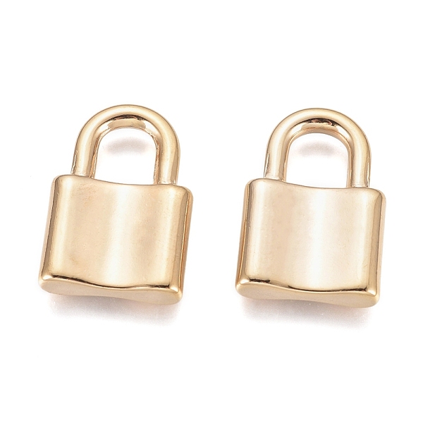 PandaHall Vacuum Plating 304 Stainless Steel Pendants, Padlock, Golden, 22x15x4mm, Hole: 6x7mm 304 Stainless Steel Lock
PandaHall Vacuum Plating 304 Stainless Steel Pendants, Padlock, Golden, 22x15x4mm, Hole: 6x7mm 304 Stainless Steel Lock