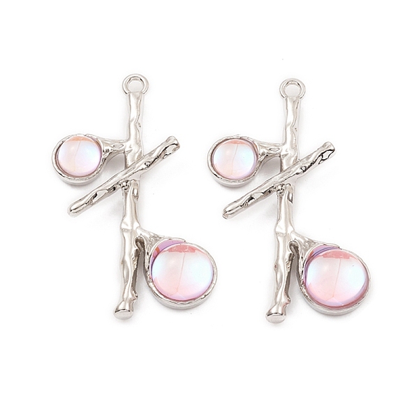 PandaHall Resin Pendants, Tree Charms with Rack Plating Platinum Plated Alloy Findings, Long-Lasting Plated, Lead Free & Cadmium Free, Pink...
PandaHall Resin Pendants, Tree Charms with Rack Plating Platinum Plated Alloy Findings, Long-Lasting Plated, Lead Free & Cadmium Free, Pink...