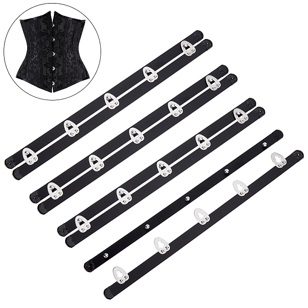PandaHall 201 Stainless Steel Corset Busk, 5-Hook & Eye Closure for Corset, Bustier, Waist Trainer, Electrophoresis Black, 270x25.5x6.5mm...
PandaHall 201 Stainless Steel Corset Busk, 5-Hook & Eye Closure for Corset, Bustier, Waist Trainer, Electrophoresis Black, 270x25.5x6.5mm...