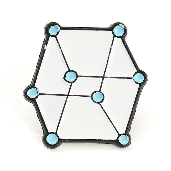 PandaHall Chemical Molecular Geometry Enamel Pins, Black Alloy Badge for Backpack Clothes, White, 23x22.5x1mm Alloy+Enamel Others White
PandaHall Chemical Molecular Geometry Enamel Pins, Black Alloy Badge for Backpack Clothes, White, 23x22.5x1mm Alloy+Enamel Others White
