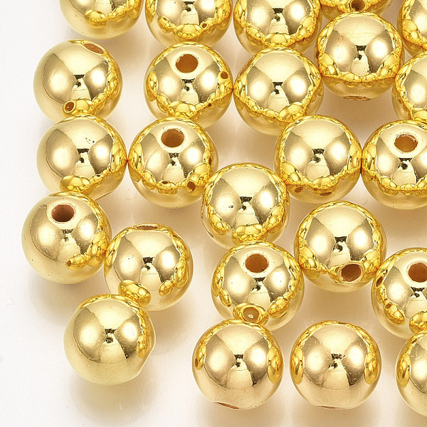 PandaHall ABS Plastic Beads, Round, Golden Plated Plated, 4x3.5mm, Hole: 1.2mm, about 18000pcs/500g ABS Plastic Round
PandaHall ABS Plastic Beads, Round, Golden Plated Plated, 4x3.5mm, Hole: 1.2mm, about 18000pcs/500g ABS Plastic Round
