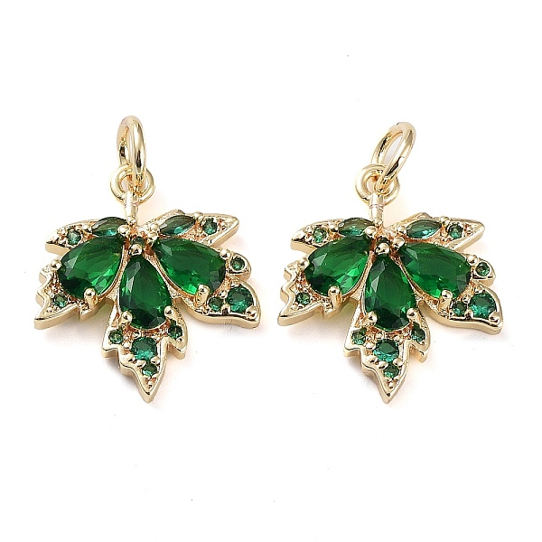 PandaHall Rack Plating Brass Clear Cubic Zirconia Pendants, Long-Lasting Plated, Cadmium Free & Lead Free, with Jump Rings, Leaf..., Green
PandaHall Rack Plating Brass Clear Cubic Zirconia Pendants, Long-Lasting Plated, Cadmium Free & Lead Free, with Jump Rings, Leaf..., Green