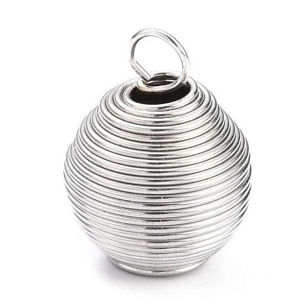 PandaHall 304 Stainless Steel Spiral Bead Cage Pendants, Oval, Stainless Steel Color, 24x17.5mm, Hole: 5mm 304 Stainless Steel Oval
PandaHall 304 Stainless Steel Spiral Bead Cage Pendants, Oval, Stainless Steel Color, 24x17.5mm, Hole: 5mm 304 Stainless Steel Oval