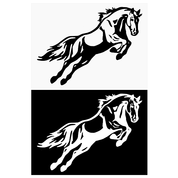 PandaHall Gorgecraft 4Pcs 2 Colors Waterproof Horse Plastic Reflective Stickers, Saftety Warning Sign Decals for Motorcycle, Car Windshield..., Multicolor
PandaHall Gorgecraft 4Pcs 2 Colors Waterproof Horse Plastic Reflective Stickers, Saftety Warning Sign Decals for Motorcycle, Car Windshield..., Multicolor