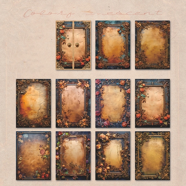 PandaHall 30 Sheets Vintage Flower Scrapbooking Paper Pads, for DIY Album Scrapbook, Background Paper, Diary Decoration, PeachPuff..., Brown
PandaHall 30 Sheets Vintage Flower Scrapbooking Paper Pads, for DIY Album Scrapbook, Background Paper, Diary Decoration, PeachPuff..., Brown