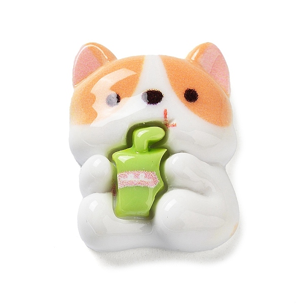 PandaHall Opaque Cute Dog Resin Cabochons, Cartoon Puppy, Yellow Green, 23x18x8mm Resin Dog
PandaHall Opaque Cute Dog Resin Cabochons, Cartoon Puppy, Yellow Green, 23x18x8mm Resin Dog