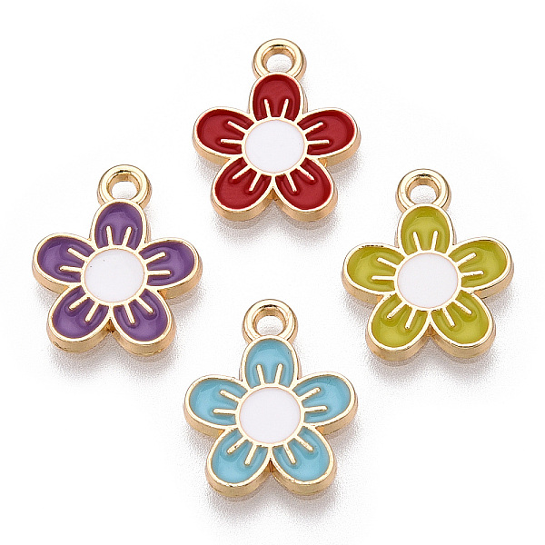 PandaHall Alloy Enamel Pendants, Cadmium Free & Lead Free, Sakura, Light Gold, Mixed Color, 16x13x2mm, Hole: 1.8mm Alloy+Enamel Flower..., Multicolor
PandaHall Alloy Enamel Pendants, Cadmium Free & Lead Free, Sakura, Light Gold, Mixed Color, 16x13x2mm, Hole: 1.8mm Alloy+Enamel Flower..., Multicolor