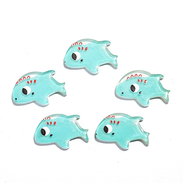 PandaHall Ocean Theme Opaque Resin Cabochons, Sea Animals Cabochon, Pale Turquoise, Fish, 13x21mm Resin Fish
PandaHall Ocean Theme Opaque Resin Cabochons, Sea Animals Cabochon, Pale Turquoise, Fish, 13x21mm Resin Fish