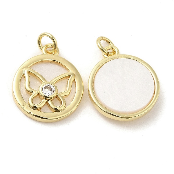 PandaHall Rack Plating Brass Micro Pave Clear Cubic Zirconia Pendants, with Shell, Real 18K Gold Plated, Long-Lasting Plated, Cadmium Free &...
PandaHall Rack Plating Brass Micro Pave Clear Cubic Zirconia Pendants, with Shell, Real 18K Gold Plated, Long-Lasting Plated, Cadmium Free &...