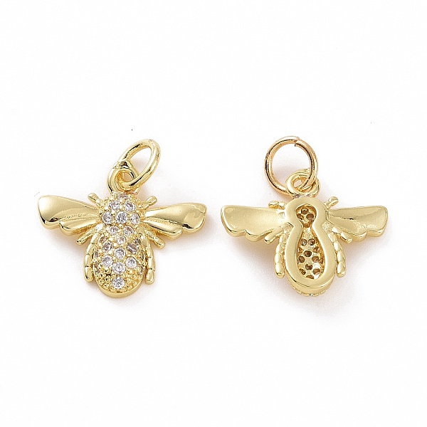 PandaHall Brass Micro Pave Cubic Zirconia Charms, Real 18K Gold Plated, with Jump Ring, Insects, Clear, 13x15x3mm, Jump Ring: 5x0.8mm, Inner...
PandaHall Brass Micro Pave Cubic Zirconia Charms, Real 18K Gold Plated, with Jump Ring, Insects, Clear, 13x15x3mm, Jump Ring: 5x0.8mm, Inner...