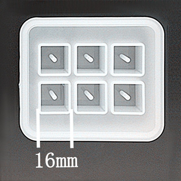 PandaHall DIY Silicone Molds, Resin Casting Molds, For UV Resin, Epoxy Resin Jewelry Making, Cube, White, 82x71x3mm, Cube: 16mm Silicone...
PandaHall DIY Silicone Molds, Resin Casting Molds, For UV Resin, Epoxy Resin Jewelry Making, Cube, White, 82x71x3mm, Cube: 16mm Silicone...
