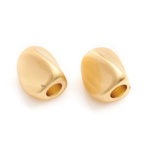 PandaHall Matte Style Brass Beads, Long-Lasting Plated, Twist, Real 14K Gold Plated, 5x4x4mm, Hole: 1.6mm Brass Twist
PandaHall Matte Style Brass Beads, Long-Lasting Plated, Twist, Real 14K Gold Plated, 5x4x4mm, Hole: 1.6mm Brass Twist