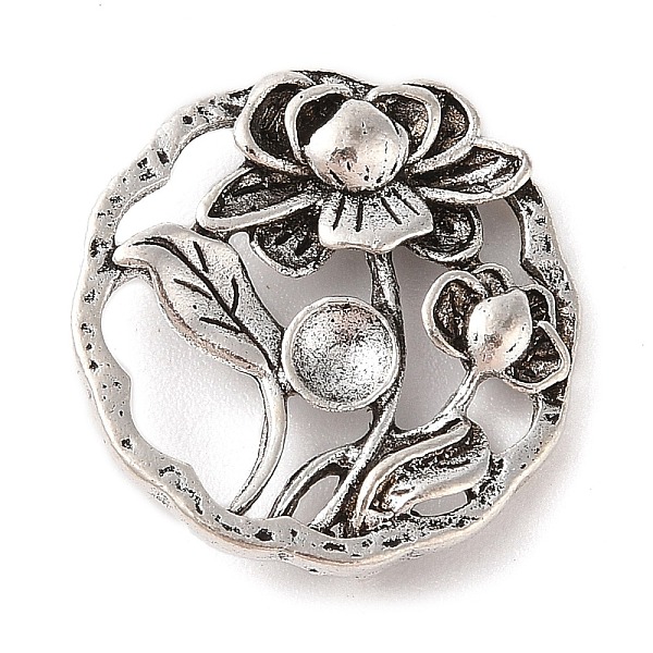 PandaHall Tibetan Style Alloy Pendants, Cadmium Free & Lead Free, Flower, Antique Silver, 25x23.5x4mm, Hole: 1.4mm, about 231pcs/1000g Alloy...
PandaHall Tibetan Style Alloy Pendants, Cadmium Free & Lead Free, Flower, Antique Silver, 25x23.5x4mm, Hole: 1.4mm, about 231pcs/1000g Alloy...
