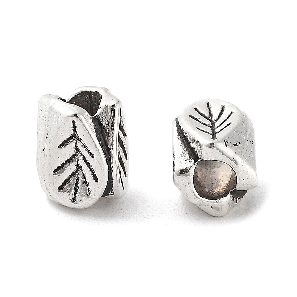 PandaHall Tibetan Style Alloy Beads, Cadmium Free & Lead Free, Leaf, Antique Silver, 7x5.5x5.5mm, Hole: 2.5mm, about 1428pcs/1000g Alloy...
PandaHall Tibetan Style Alloy Beads, Cadmium Free & Lead Free, Leaf, Antique Silver, 7x5.5x5.5mm, Hole: 2.5mm, about 1428pcs/1000g Alloy...