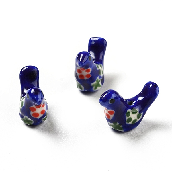 PandaHall Handmade Printed Porcelain Beads, Pigeon, Blue, 12.5~13x17~19x7~8.5mm, Hole: 1.5mm Porcelain Bird Blue
PandaHall Handmade Printed Porcelain Beads, Pigeon, Blue, 12.5~13x17~19x7~8.5mm, Hole: 1.5mm Porcelain Bird Blue