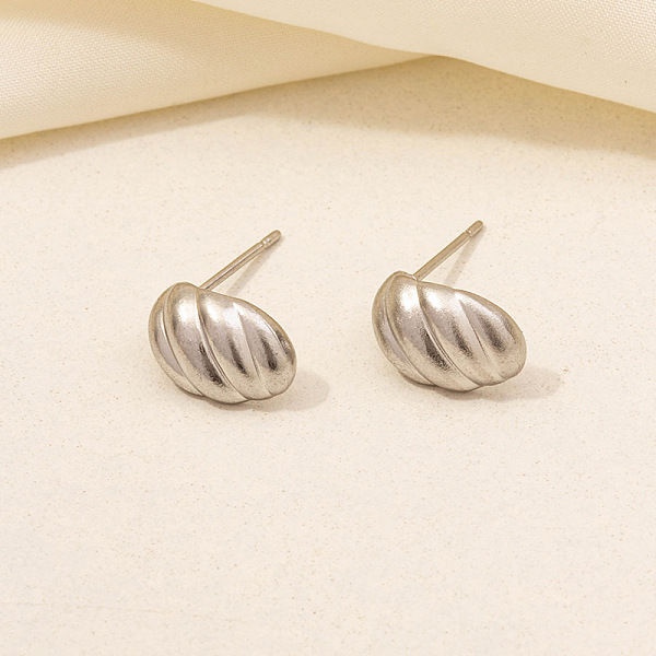 PandaHall Stylish Irregular Stainless Steel Half Hoop Stud Earrings for Women, Golden Stainless Steel
PandaHall Stylish Irregular Stainless Steel Half Hoop Stud Earrings for Women, Golden Stainless Steel
