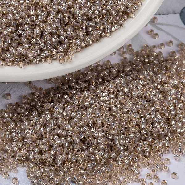 PandaHall MIYUKI Round Rocailles Beads, Japanese Seed Beads, 15/0, (RR579) Dyed Blush Silverlined Alabaster, 1.5mm, Hole: 0.7mm, about..., Pink
PandaHall MIYUKI Round Rocailles Beads, Japanese Seed Beads, 15/0, (RR579) Dyed Blush Silverlined Alabaster, 1.5mm, Hole: 0.7mm, about..., Pink