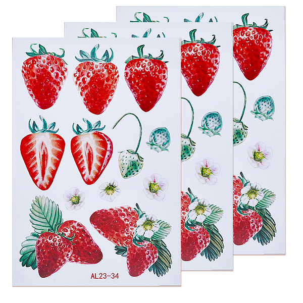 PandaHall CRASPIRE 3 Sheets Strawberry Wall Decals Self Adhesive Strawberry Stickers PVC Waterproof DIY Fruit Wall Decor Stickers Removable..., Red
PandaHall CRASPIRE 3 Sheets Strawberry Wall Decals Self Adhesive Strawberry Stickers PVC Waterproof DIY Fruit Wall Decor Stickers Removable..., Red