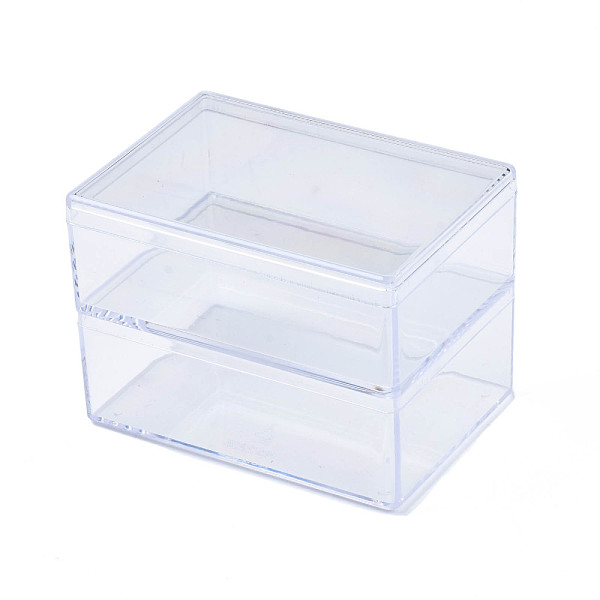 PandaHall Rectangle Polystyrene Bead Storage Container, with 2 Compartments Organizer Boxes, for Jewelry Beads Small Accessories, Clear...
PandaHall Rectangle Polystyrene Bead Storage Container, with 2 Compartments Organizer Boxes, for Jewelry Beads Small Accessories, Clear...