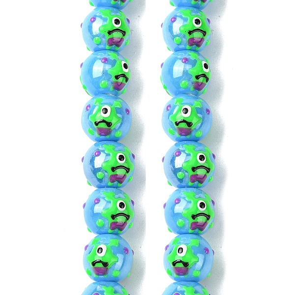 PandaHall Handmade Porcelain Beads Strands, with Enamel, Round, Light Sky Blue, 14x12x11mm, Hole: 2.5mm, about 30pcs/strand, 13.39''(34cm)...
PandaHall Handmade Porcelain Beads Strands, with Enamel, Round, Light Sky Blue, 14x12x11mm, Hole: 2.5mm, about 30pcs/strand, 13.39''(34cm)...