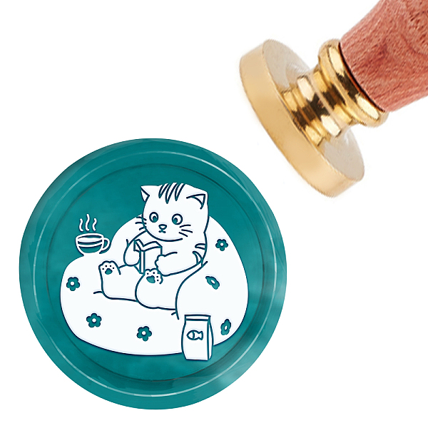 PandaHall CRASPIRE Wax Seal Stamp Cat Leisure Sealing Wax Stamp 30mm Removable Brass Head Sealing Stamp with Wooden Handle for Birthday...
PandaHall CRASPIRE Wax Seal Stamp Cat Leisure Sealing Wax Stamp 30mm Removable Brass Head Sealing Stamp with Wooden Handle for Birthday...