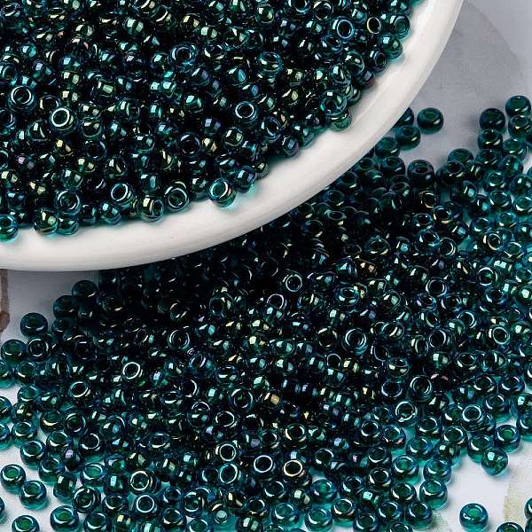 PandaHall MIYUKI Round Rocailles Beads, Japanese Seed Beads, (RR3744), 8/0, 3mm, Hole: 1mm, about 2111~2277pcs/50g Glass Green
PandaHall MIYUKI Round Rocailles Beads, Japanese Seed Beads, (RR3744), 8/0, 3mm, Hole: 1mm, about 2111~2277pcs/50g Glass Green