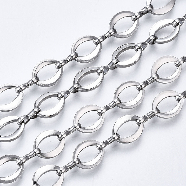 PandaHall Brass Chains, Oval Link Chains, Unwelded, with Spool, Platinum, Oval: 9.5x7.5x1.3mm, Link: 7.6x1.4x3mm, about 16.4 Feet(5m)/roll...
PandaHall Brass Chains, Oval Link Chains, Unwelded, with Spool, Platinum, Oval: 9.5x7.5x1.3mm, Link: 7.6x1.4x3mm, about 16.4 Feet(5m)/roll...