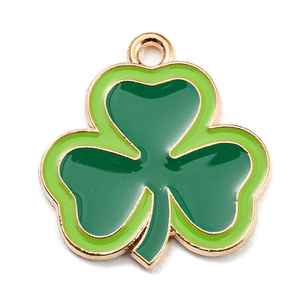 PandaHall Saint Patrick's Day Alloy Enamel Pendants, Light Gold, Clover Charm, Green, 22x20.5x1.5mm, Hole: 2mm Alloy+Enamel Clover Green
PandaHall Saint Patrick's Day Alloy Enamel Pendants, Light Gold, Clover Charm, Green, 22x20.5x1.5mm, Hole: 2mm Alloy+Enamel Clover Green