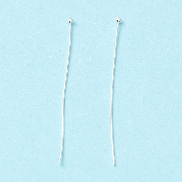 PandaHall Brass Ball Head Pins, Cadmium Free & Lead Free, Silver, 50~50.5mm, Head: 1.8mm, Pin: 0.5mm, 24 Gauge Brass
PandaHall Brass Ball Head Pins, Cadmium Free & Lead Free, Silver, 50~50.5mm, Head: 1.8mm, Pin: 0.5mm, 24 Gauge Brass
