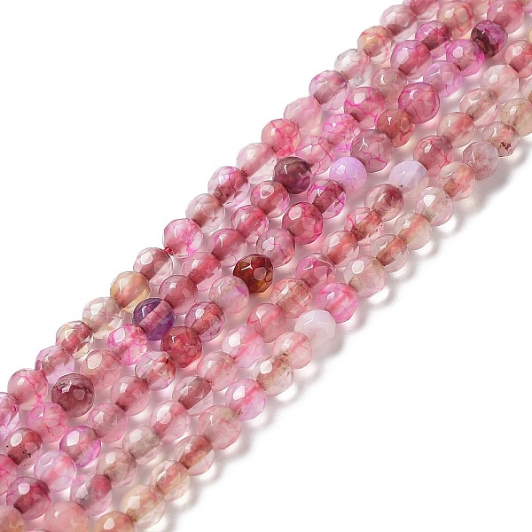 PandaHall Natural Agate Beads Strands, Faceted Round, Dyed & Heated, Deep Pink, 3.7~4x3.9~4.3mm, Hole: 0.8mm, about 89~93pcs/strand, 13.98''...
PandaHall Natural Agate Beads Strands, Faceted Round, Dyed & Heated, Deep Pink, 3.7~4x3.9~4.3mm, Hole: 0.8mm, about 89~93pcs/strand, 13.98''...