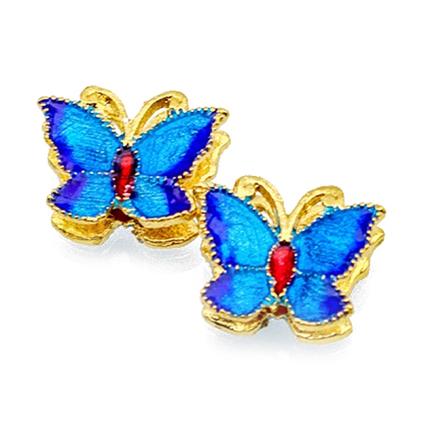 PandaHall Brass Enamel Beads, Golden, Butterfly, 11.8x10.9mm, Hole: 1.3mm Brass+Enamel Butterfly
PandaHall Brass Enamel Beads, Golden, Butterfly, 11.8x10.9mm, Hole: 1.3mm Brass+Enamel Butterfly