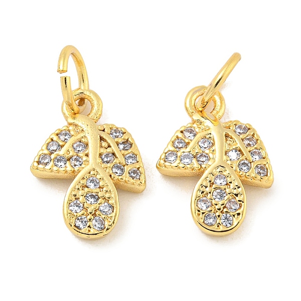 PandaHall Rack Plating Brass Micro Pave Clear Cubic Zirconia Pendants, Long-Lasting Plated, with Jump Rings, Lead Free & Cadmium Free, Leaf...
PandaHall Rack Plating Brass Micro Pave Clear Cubic Zirconia Pendants, Long-Lasting Plated, with Jump Rings, Lead Free & Cadmium Free, Leaf...