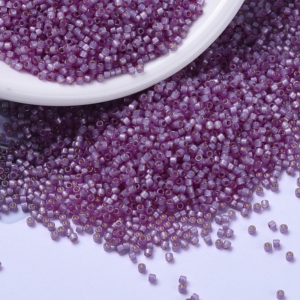 PandaHall MIYUKI Delica Beads, Cylinder, Japanese Seed Beads, 11/0, (DB2180) Duracoat Semi-Frosted Silver Lined Dyed Orchid, 1.3x1.6mm, Hole..., Purple
PandaHall MIYUKI Delica Beads, Cylinder, Japanese Seed Beads, 11/0, (DB2180) Duracoat Semi-Frosted Silver Lined Dyed Orchid, 1.3x1.6mm, Hole..., Purple