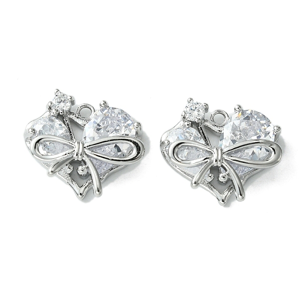 PandaHall Brass Pendants, with Glass, Heart with Bowkont Charms, Real Platinum Plated, 16.5x12x4mm, Hole: 1.2mm Brass+Glass Heart
PandaHall Brass Pendants, with Glass, Heart with Bowkont Charms, Real Platinum Plated, 16.5x12x4mm, Hole: 1.2mm Brass+Glass Heart
