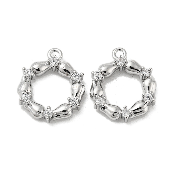 PandaHall Brass Micro Pave Clear Cubic Zirconia Pendants, Rings Charms, Real Platinum Plated, 15.5x13x3mm, Hole: 1.2mm Brass+Cubic Zirconia...
PandaHall Brass Micro Pave Clear Cubic Zirconia Pendants, Rings Charms, Real Platinum Plated, 15.5x13x3mm, Hole: 1.2mm Brass+Cubic Zirconia...