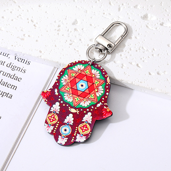 PandaHall Retro Ethnic Tribal Style Alloy Pendant Decoration, Painted Hamsa Hand with Evil Eye, Cerise, 8.8x4.5cm Alloy Hamsa Hand Red
PandaHall Retro Ethnic Tribal Style Alloy Pendant Decoration, Painted Hamsa Hand with Evil Eye, Cerise, 8.8x4.5cm Alloy Hamsa Hand Red