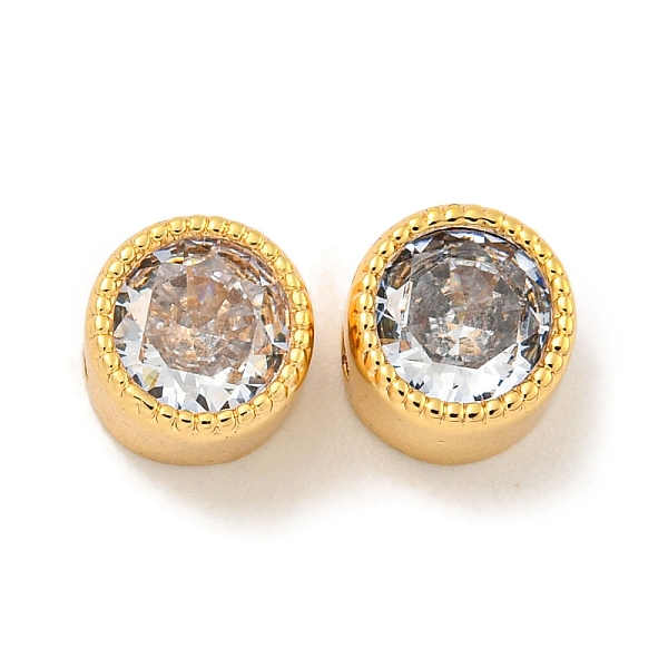 PandaHall Brass Micro Pave Clear Cubic Zirconia European Beads, Large Hole Beads, Flat Round, Real 18K Gold Plated, 6x4mm, Hole: 1mm...
PandaHall Brass Micro Pave Clear Cubic Zirconia European Beads, Large Hole Beads, Flat Round, Real 18K Gold Plated, 6x4mm, Hole: 1mm...