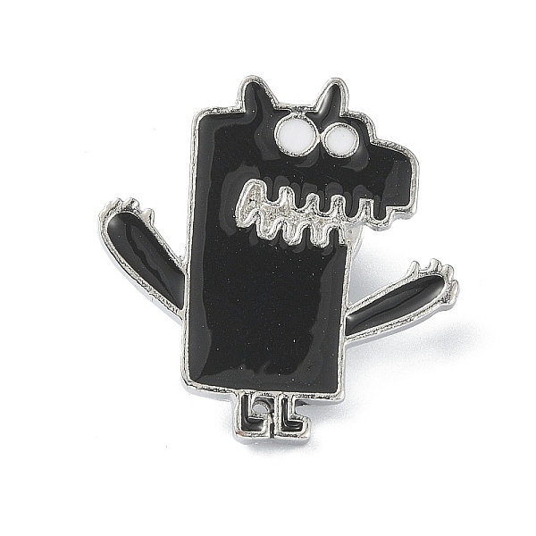 PandaHall Halloween Theme Alloy Brooches, Enamel Pins, Monster, 25x23.5x1.7mm Alloy+Enamel Others Black
PandaHall Halloween Theme Alloy Brooches, Enamel Pins, Monster, 25x23.5x1.7mm Alloy+Enamel Others Black