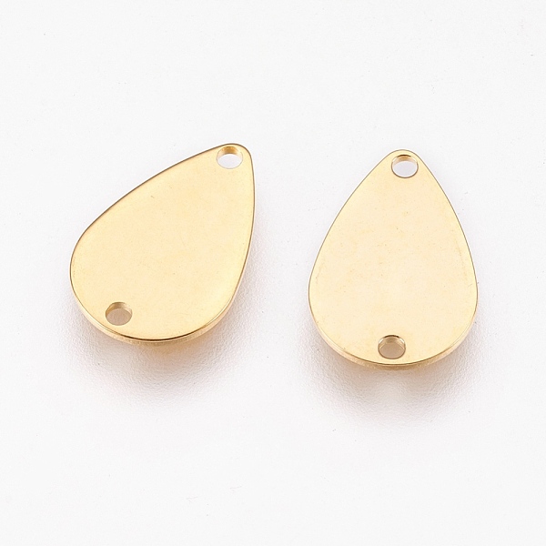 PandaHall 201 Stainless Steel Links connectors, teardrop, Golden, 15x10x0.5mm, Hole: 1.2mm 201 Stainless Steel Teardrop
PandaHall 201 Stainless Steel Links connectors, teardrop, Golden, 15x10x0.5mm, Hole: 1.2mm 201 Stainless Steel Teardrop