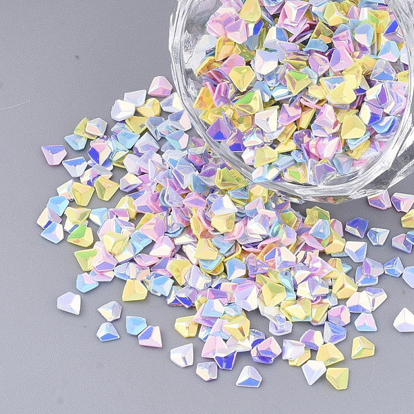 PandaHall Ornament Accessories, PVC Plastic Paillette/Sequins Beads, No Hole/Undrilled Beads, Diamond Shape, Mixed Color, 3.5x3.5x0.8mm..., Multicolor
PandaHall Ornament Accessories, PVC Plastic Paillette/Sequins Beads, No Hole/Undrilled Beads, Diamond Shape, Mixed Color, 3.5x3.5x0.8mm..., Multicolor